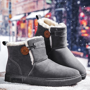 Men's boots plus velvet cotton shoes warm snow boots