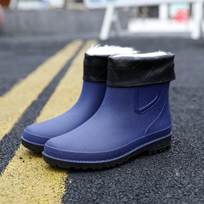 Short Tube Water Shoes Men Rain Boots