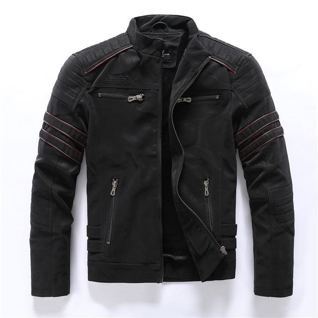 Men's Leather Jacket For Winter