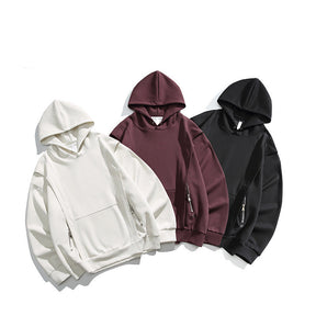 Fashion Personality Rivets Hooded Sweater For Unisex