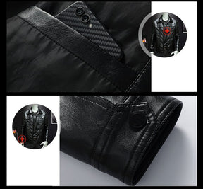 Men's Winter Workwear Leather Jacket