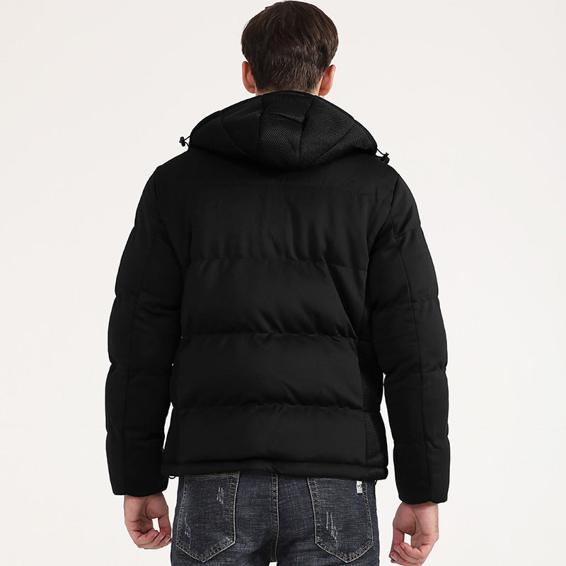 Men's Padded Jacket Cold And Rain Resistant Winter Jacket