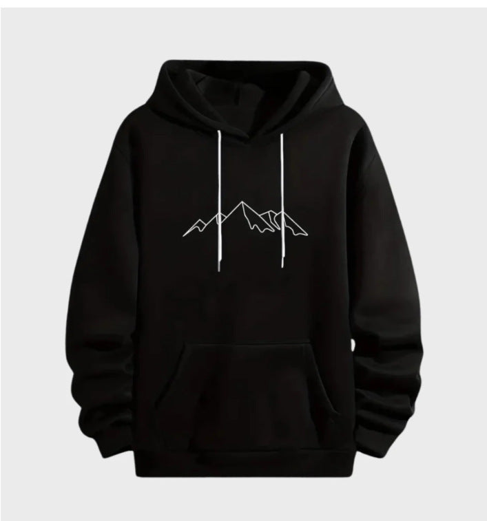 Fashion Casual Hooded Unisex Pullover