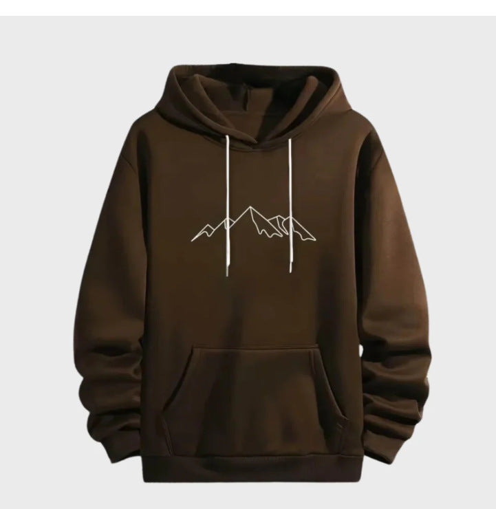 Fashion Casual Hooded Unisex Pullover