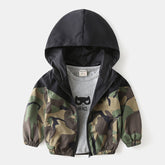 Baby Thin Camouflage Color Matching Jacket