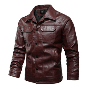 Men's Winter Workwear Leather Jacket